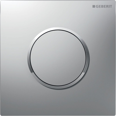Ручной пневмопривод смыва для писсуара GEBERIT SIGMA10 HYTRONIС 116.015.JQ.1 матовый хром лакированный с легкоочищаемой поверхностью/глянцевый хром