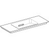 Встраиваемая раковина GEBERIT ONE 500.396.01.3 105 см заслонка белый блестящий